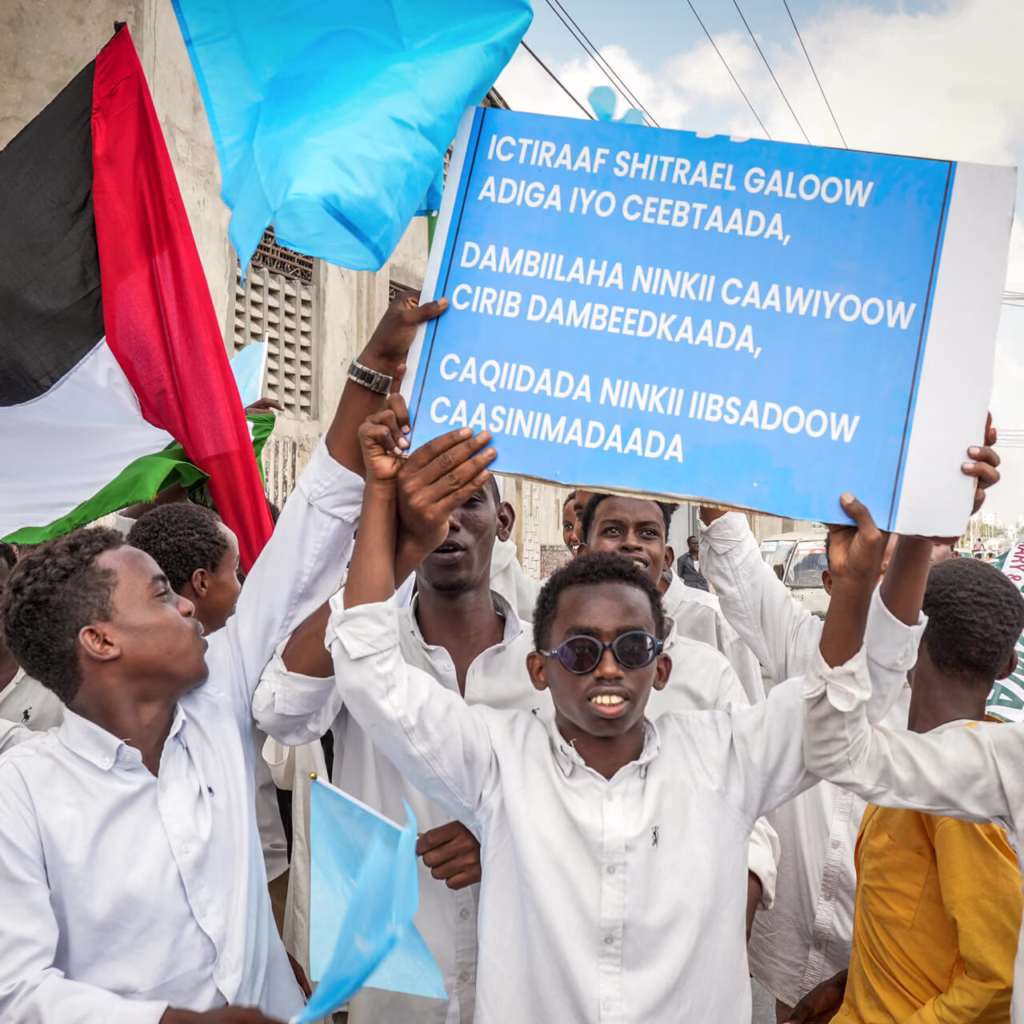 Somalis Protest Israel’s Recognition of Somaliland, Government Reaffirms Territorial Unity