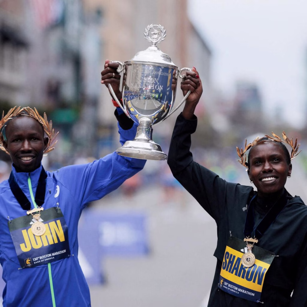 Korir Smashes Boston Marathon Course Record as Lokedi Defends Women’s Crown