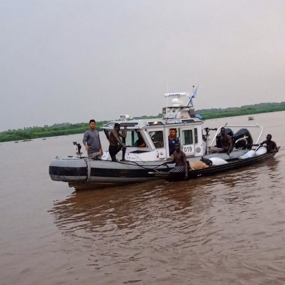 UN Peacekeepers Brave Flooded Roads to Deliver Aid to Displaced Families in South Sudan