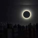 Algerians Gather to Watch Rare Near-Total Solar Eclipse